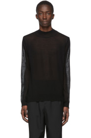 Jil Sander - Pull en laine noir