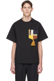 Jil Sander - 黑色 Pocket Tassel T 恤