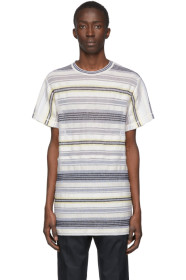 Jil Sander - Multicolor Striped Mesh T-Shirt