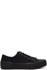 Jil Sander - Black Canvas Sneakers