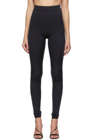Balmain - Black High-Waisted Leggings