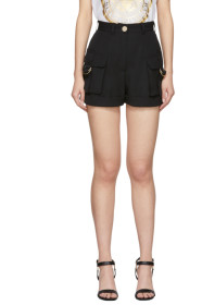 Balmain - Short cargo noir Grain De Poudre