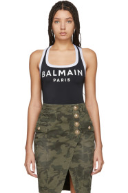 Balmain - Body à logo noir