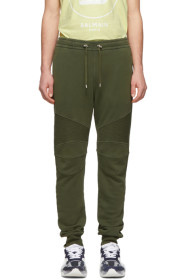 Balmain - Green Ribbed Lounge Pants