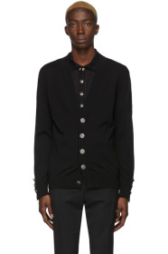 Balmain - Black Wool Cardigan