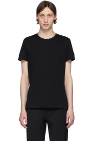 Balmain - ブラック エンボス スリーブ T シャツ
