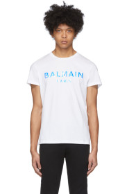 Balmain - White Hologram Logo T-Shirt