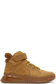 Balmain - Baskets brunes B-Ball