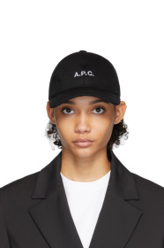 A.P.C. - 黑色 Charlie 牛仔棒球帽