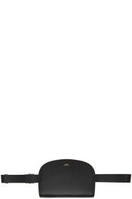 A.P.C. - Sac-ceinture noir Demi-Lune