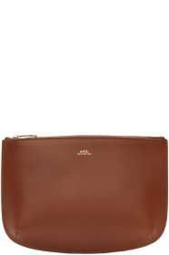 A.P.C. - Pochette brune Sarah