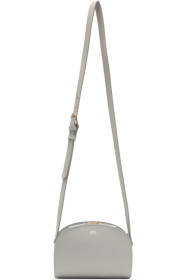 A.P.C. - Sac gris Mini Demi-Lune