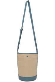 A.P.C. - Sac seau blanc cassé et bleu Hélène