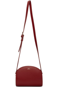 A.P.C. - Sac rouge Mini Demi-Lune