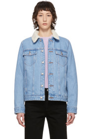A.P.C. - 蓝色 Arlette 牛仔夹克