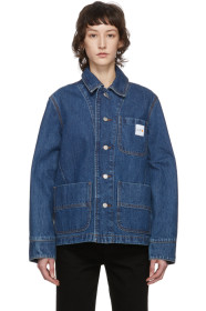 A.P.C. - 靛蓝色 Carhartt WIP 联名 Talk 牛仔夹克