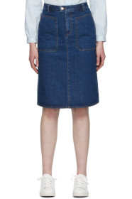 A.P.C. - Blue Nevada Skirt
