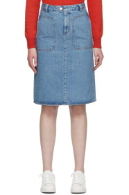 A.P.C. - Blue Nevada Skirt
