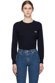 A.P.C. - Navy Logo Sweater