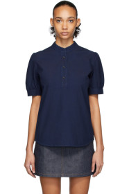 A.P.C. - Navy Ila Blouse