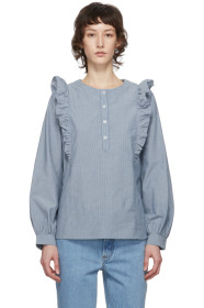 A.P.C. - 蓝色 Noemie 女式衬衫
