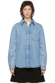 A.P.C. - 蓝色 Victor 牛仔衬衫