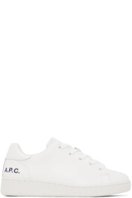 A.P.C. - White Hide Sneakers