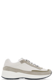 A.P.C. - White & Grey Teenage Mary Sneakers