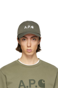 A.P.C. - Khaki Carhartt WIP Edition Cap