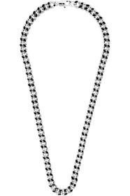 A.P.C. - Collier argenté et noir Marius