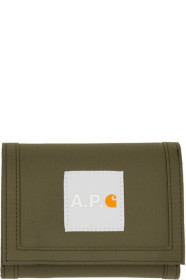 A.P.C. - Khaki Carhartt WIP Edition Wallet