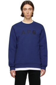A.P.C. - Blue Carhartt WIP Edition Ice H Sweatshirt