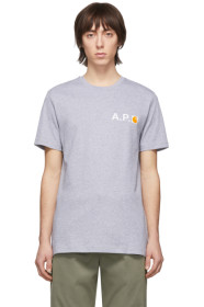 A.P.C. - Grey Carhartt WIP Edition Fire T-Shirt