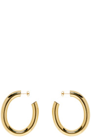 Laura Lombardi - Boucles d'oreilles dorées Curve