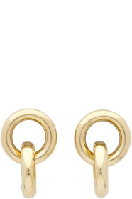 Laura Lombardi - Boucles d'oreilles dorées Link