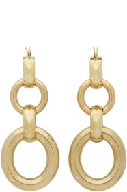 Laura Lombardi - Gold Portrait Earrings