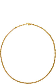 Laura Lombardi - Collier à chaîne à maille carrée doré