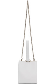 Junya Watanabe - White Leather Steer Top Handle Bag
