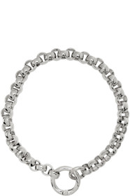 Laura Lombardi - SSENSE Exclusive Silver Rolo Collar