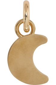 Laura Lombardi - SSENSE Exclusive Gold Moon Collar Charm