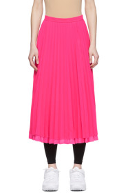 Junya Watanabe - Pink Chiffon Pleated Skirt