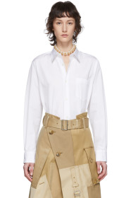 Junya Watanabe - White Cotton Broad Shirt