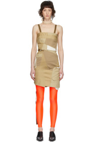 Junya Watanabe - Beige Patchwork Trench Dress