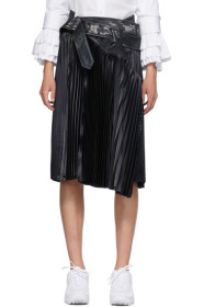 Junya Watanabe - Black Pleated Trench Skirt