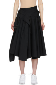 Junya Watanabe - Black Tropical Wool Trench Skirt