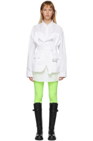 Junya Watanabe - White Blazer Shirt Dress
