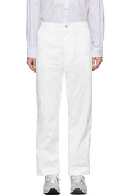 Junya Watanabe - White Garment-Dyed Chinos