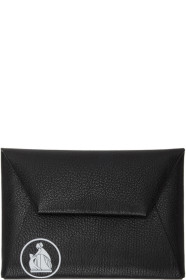 Lanvin - ブラック ロゴ エンベロープ バッグ