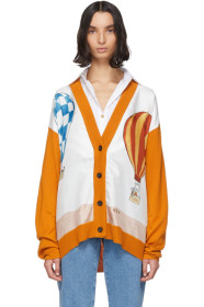 Lanvin - Orange Babar Edition Wool & Silk Cardigan