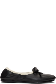 Lanvin - Black Nappa Ballerina Flats